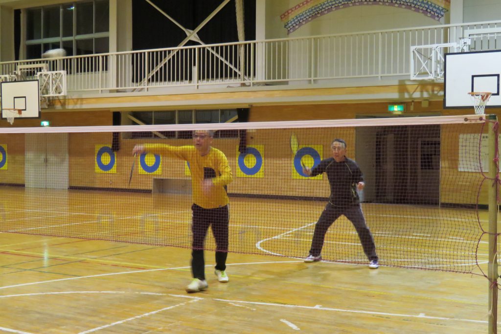 バドミントンのゲーム